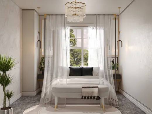 Bedroom designed by Maha