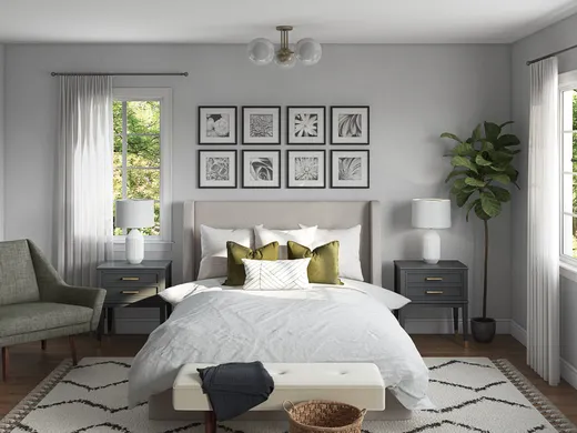 Bedroom · Bohemian designed by Carsey