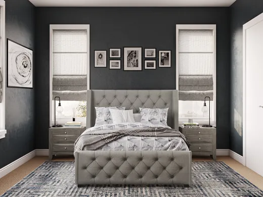 Bedroom · Transitional designed by Deeksha