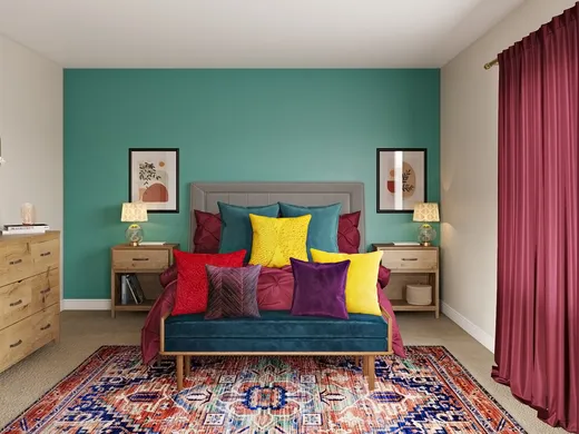 Bedroom · Glam designed by Randi
