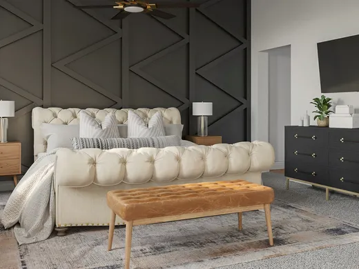 Bedroom · Midcentury Modern designed by Carsey