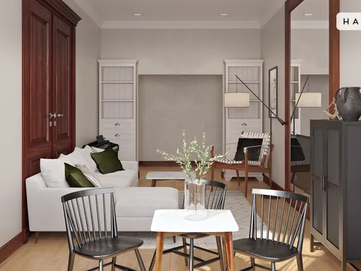 Living Room · Eclectic designed by Brianna