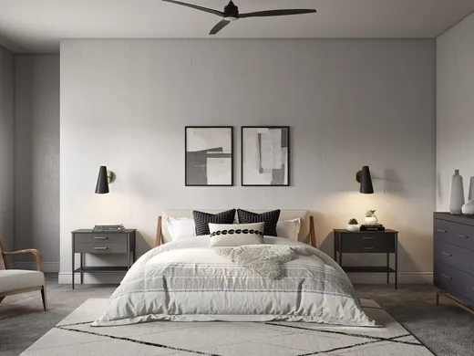 Bedroom designed by Lindsay