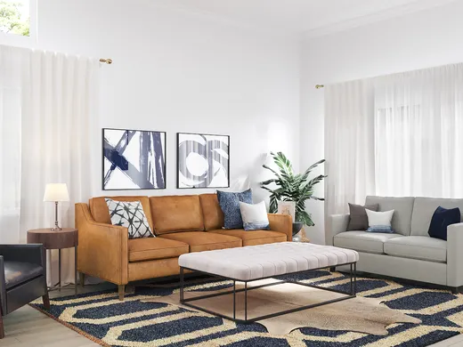 Living Room · Contemporary designed by Erica