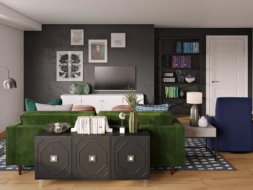 Living Room · Coastal designed by Sam