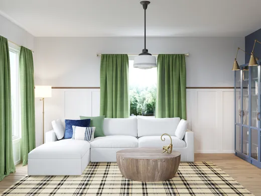 Living Room · Eclectic designed by Emelia