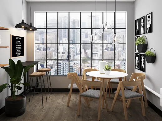 Dining Room · Industrial designed by Tori