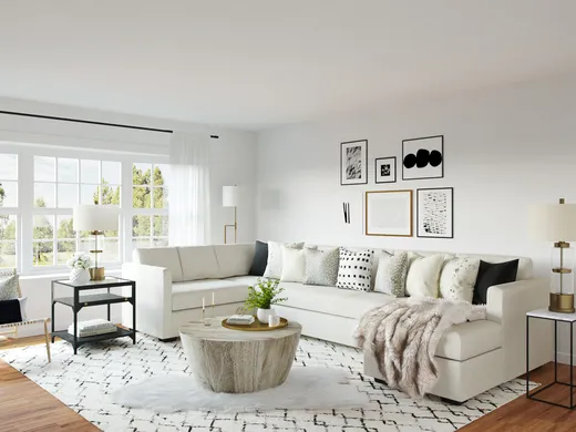 Living Room · Eclectic designed by Hannah