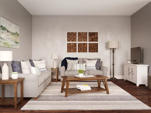 Living Room · Coastal designed by Rachel