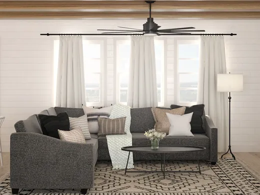 Living Room · Contemporary designed by Sarah