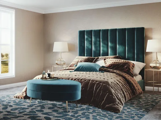 Bedroom designed by Jennifer