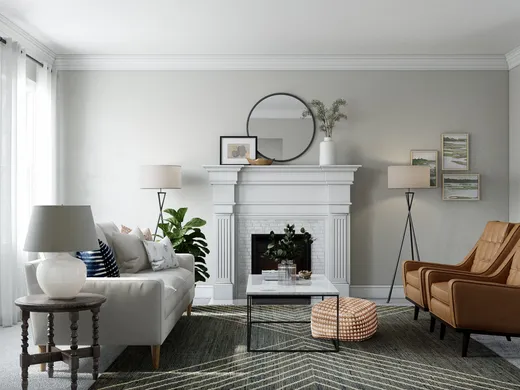 Living Room · Transitional designed by Jodi