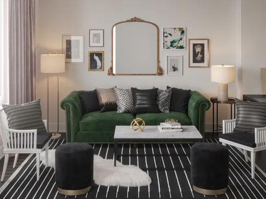 Living Room · Contemporary designed by Hannah