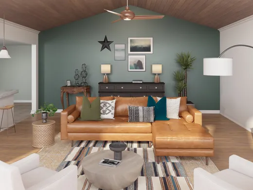 Living Room · Bohemian designed by Megan