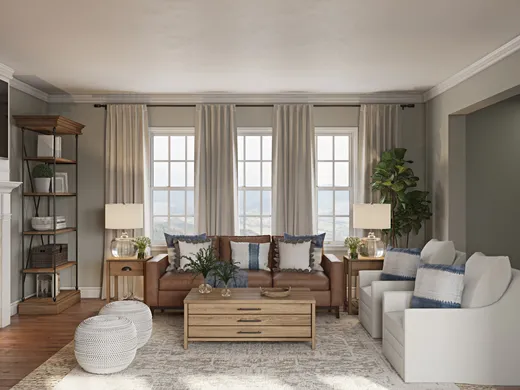 Living Room · Coastal designed by Kaity
