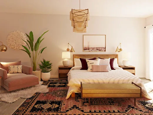 Bedroom · Eclectic designed by Natalie