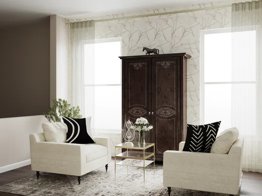 Living Room · Contemporary designed by James