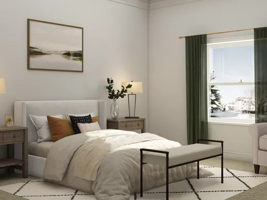 Bedroom · Contemporary designed by Jennifer