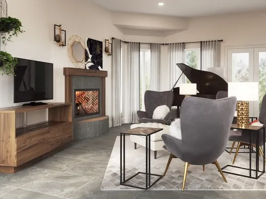 Living Room · Glam designed by Vaishali