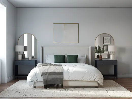 Bedroom · Midcentury Modern designed by Lilly