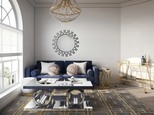 Living Room · Glam designed by Laura