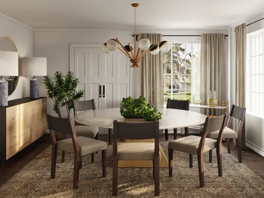 Dining Room · Eclectic designed by Natalie