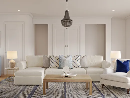 Living Room · Coastal designed by Shirley