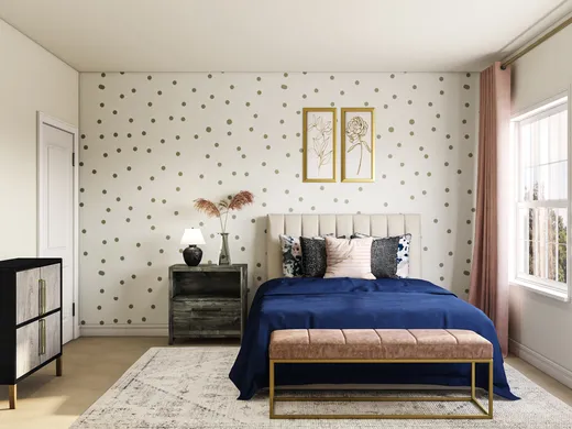 Bedroom · Contemporary designed by Erin