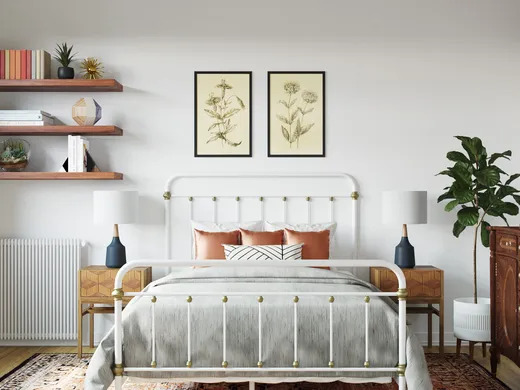 Bedroom · Eclectic designed by Brittney