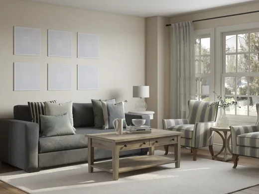 Living Room · Farmhouse designed by Sarah