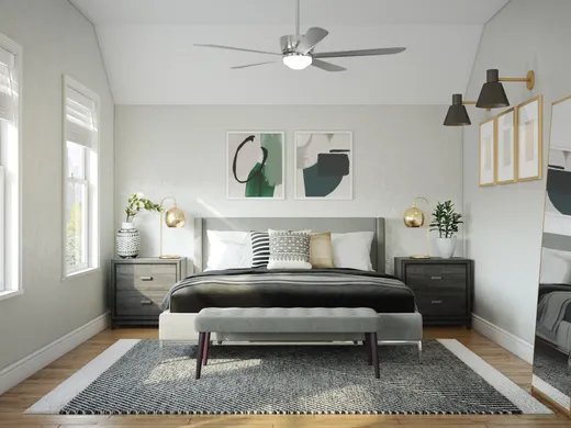 Bedroom · Contemporary designed by Aishwarya