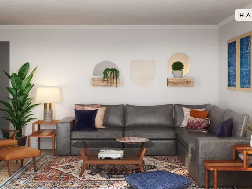 Living Room · Eclectic designed by Jessica