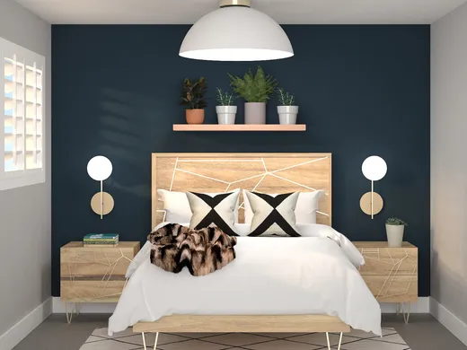 Bedroom · Glam designed by Jamie