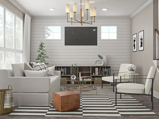 Living Room · Modern designed by Jennifer
