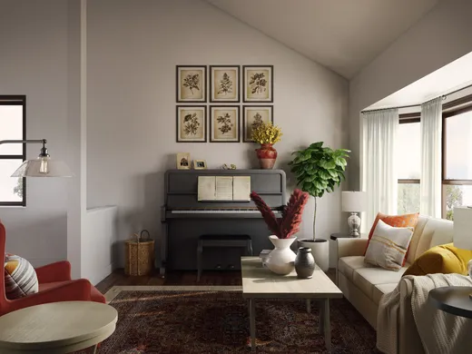 Living Room · Traditional designed by Cathrine