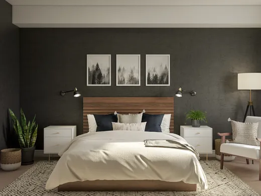 Bedroom designed by Sydney