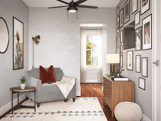 Living Room · Midcentury Modern designed by Sofia