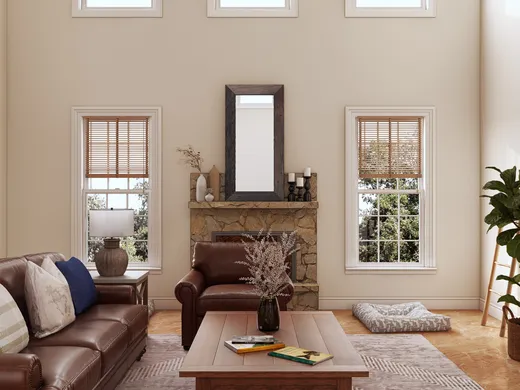 Living Room · Rustic designed by Mariel