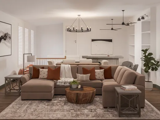 Living Room · Farmhouse designed by Tatiana