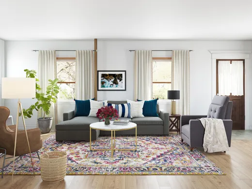 Living Room · Contemporary designed by Annie