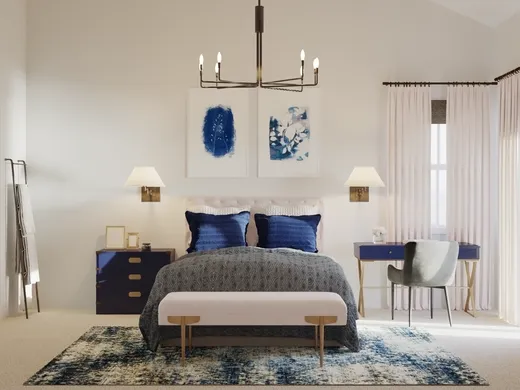 Bedroom · Contemporary designed by Erin