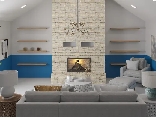 Living Room · Modern designed by Aleena