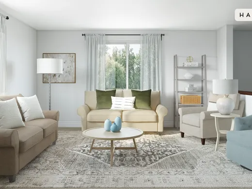 Living Room · Traditional designed by Aubrey