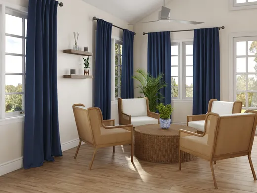 Living Room · Coastal designed by Dominique