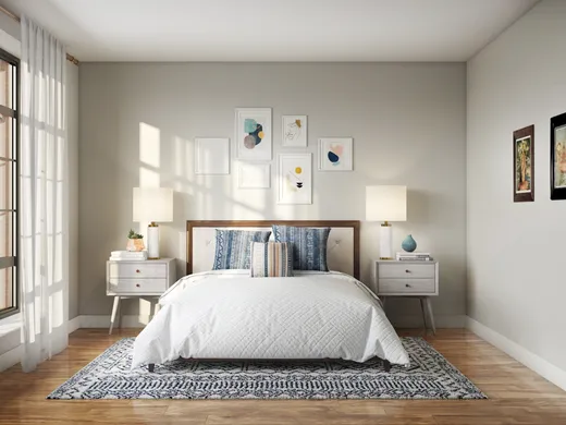 Bedroom · Midcentury Modern designed by Rachel