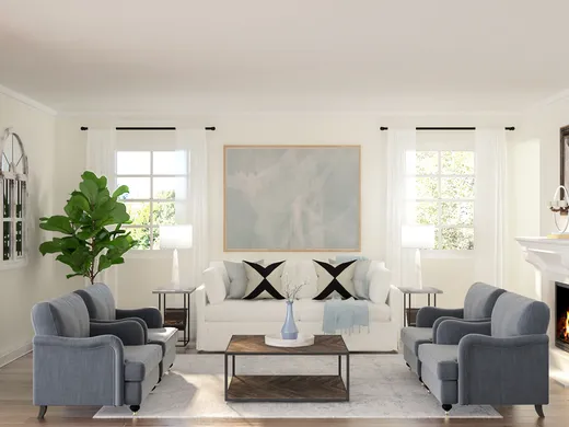Living Room · Coastal designed by Brianna