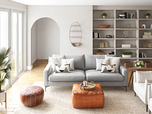 Living Room · Bohemian designed by Brooke