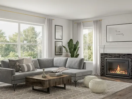 Living Room · Contemporary designed by Maria