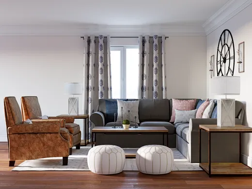 Living Room · Farmhouse designed by Emma