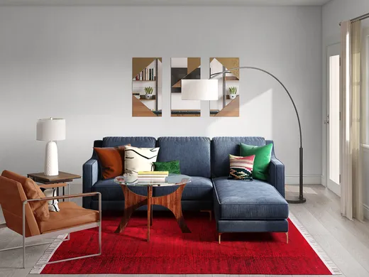 Living Room · Contemporary designed by Dani